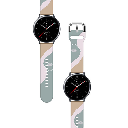 Strap Moro opaska do Samsung Galaxy Watch 42mm silikonowy pasek bransoletka do zegarka wzór 17