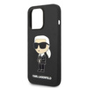 Karl Lagerfeld KLHCP14LSNIKBCK iPhone 14 Pro 6,1" hardcase czarny/black Silicone Ikonik