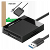 UGREEN CZYTNIK KART USB 3.0 SD MICRO SD MS DO KOMPUTER LAPTOP CZARNY 05M