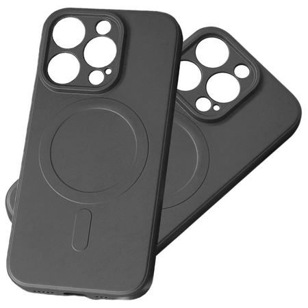 Silikonowe etui kompatybilne z MagSafe do iPhone 15 Pro Silicone Case - czarne