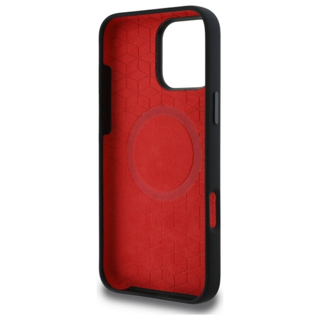 BMW ETUI HARDCASE SILIKONOWE DO IPHONE 16 PRO MAX DO MAGSAFE MIDDLE STRIPE