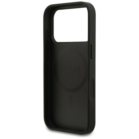 GUESS ETUI 4G RING CLASSIC LOGO DO IPHONE 17 PRO Z MAGNETYCZNYM