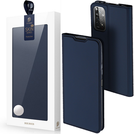 Dux Ducis Skin Pro kabura etui pokrowiec z klapką Xiaomi Redmi Note 11 Pro 5G / 11 Pro niebieski