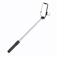 HURTEL SELFIE STICK TEELESKOPOWY TRIPOD Z OKRĄGŁĄ LAMPĄ DO TELEFONÓW 0.71M