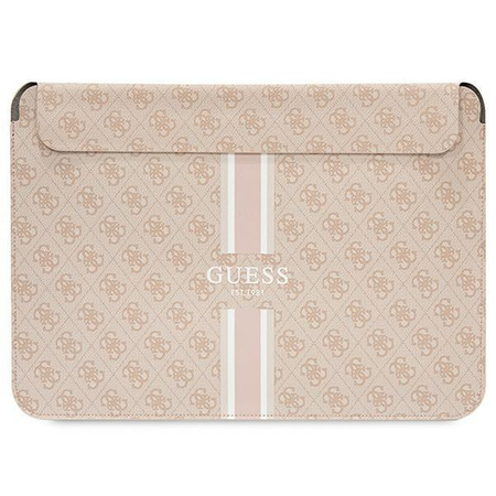 Etui Guess GUCS16P4RPSP 16" różowy/ pink 4G Printed Stripes