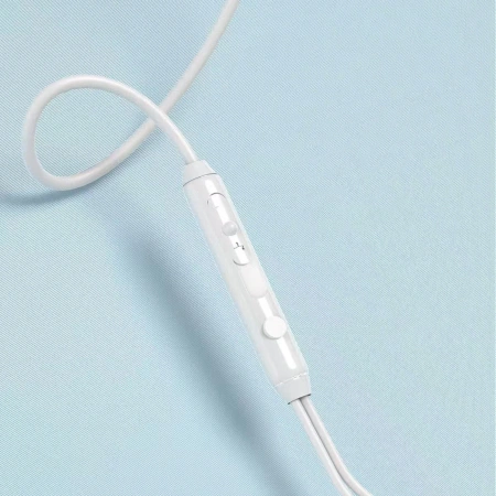 Słuchawki dokanałowe Dudao X3+ przewodowe minijack 3,5mm - białe