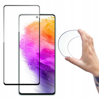 WOZINSKY SZKŁO HARTOWANE FULL COVER DO SAMSUNG GALAXY A73 FLEXI NANO RAMKA