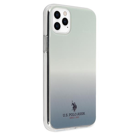 Etui U.S. Polo Assn. Gradient Pattern Collection na iPhone 11 Pro Max - niebieskie