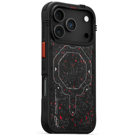 Etui Skinarma Vektor do iPhone 17 Pro    Magnetic Charging czarny