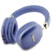 Słuchawki nauszne Bluetooth Guess GCube Metallic Script Logo - fioletowe