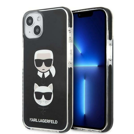 Karl Lagerfeld KLHCP13MTPE2TK iPhone 13 6,1" hardcase czarny/black Karl&Choupette Head