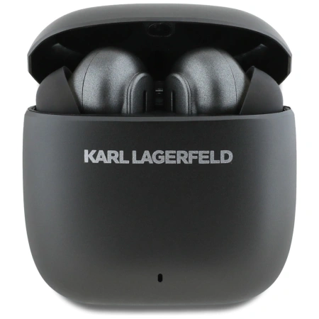 Słuchawki Karl Lagerfeld Metal  Printed Logo ANC/ENC - czarne