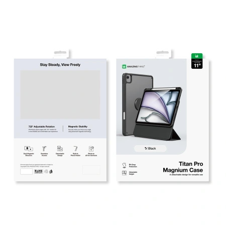 Etui AMAZINGTHING Titan Pro Mag Case na iPad Air M3 11" - czarne