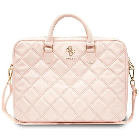 Guess Torba GUCB15ZPSQSSGP 16różowy/pink Quilted 4G