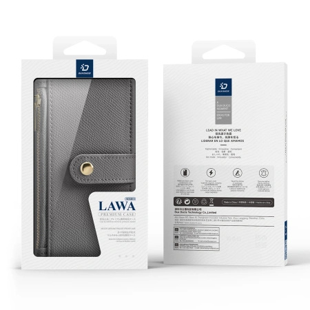 DUX DUCIS ETUI LAWA DO IPHONE 16 PRO Z ODDZIELNYM MAGNETYCZNYM PORTFELEM