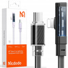 MCDODO KABEL KĄTOWY USB-C LIGHTNING PŁASKI 36W DO IPHONE 12 13 14 CZARNY 2M