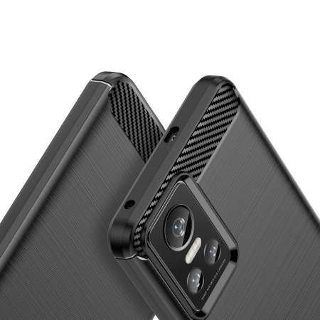 HURTEL ETUI CARBON CASE DO REALME GT NEO 3 SILIKONOWY POKROWIEC ELASTYCZNY