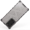 HURTEL ETUI PANCERNE DO SAMSUNG GALAXY S22 ULTRA HONEYCOMB Z ŻELOWĄ RAMKĄ