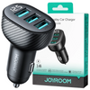 Ładowarka samochodowa Joyroom JR-CCD03 3.4A z wyświetlaczem 3x USB-A - czarna