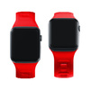 38/40/41/42 mm Red (small) - 3mk Silicone Watch Strap for Apple