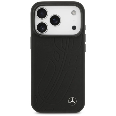 MERCEDES ETUI DO IPHONE 17 PRO LEATHER LARGE LAUREL LEAVE MAGSAFE