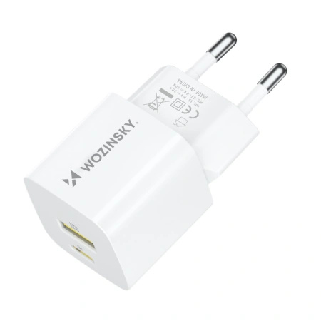 WOZINSKY ŁADOWARKA SIECIOWA USB-A USB-C DO TELEFONÓW 33W SZYBKIE ŁADOWANIE