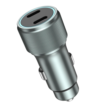 JELLICO ładowarka samochodowa F17 PD 60W 2xUSB-C Czarny