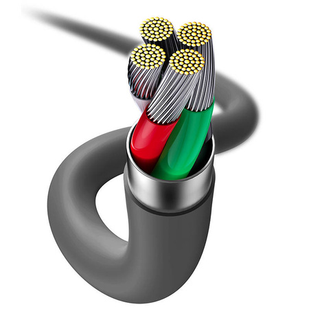 BASEUS KABEL DO LIGHTNING 2,4A DO TELEFONÓW IPHONE 1,2M SZYBKIE ŁADOWANIE