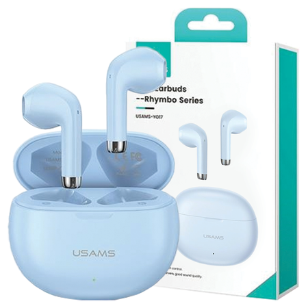 USAMS SŁUCHAWKI BLUETOOTH 5.3 TWS DO IPHONE X 11 12 13 14 15 STEREO DŹWIĘK