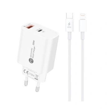 HURTEL ŁADOWARKA USB-A Z KABLEM DO LIGHTNING 1M DO IPHONE 11 12 13 14 20W
