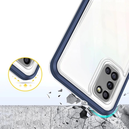 HURTEL ETUI POKROWIEC CASE ŻELOWY DO SAMSUNG GALAXY A03S CLEAR 3IN1