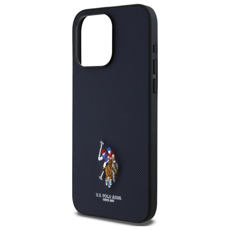 U.S. POLO ASSN. ETUI DO IPHONE 15 PRO MAX 6,7 NAVY GRANATOWE EMBROIDERED DH