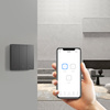 Sonoff inteligentny 3-kanałowy przełącznik ścienny WiFi czarny (M5-3C-86)