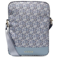 Torba Guess GCube Stripe Tablet Bag na tablet 10'' - niebieska