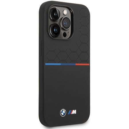 BMW ETUI SILICONE PATTERN DO IPHONE 15 PRO MAX 6.7 DO APPLE WYSOKIEJ