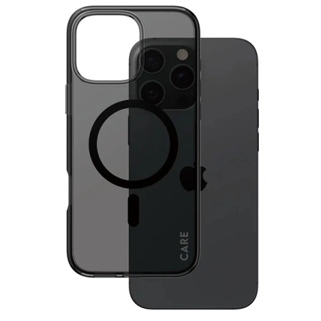 Etui CARE by PanzerGlass Flagship Case z MagSafe na iPhone 16 Pro Max - półprzezroczyste