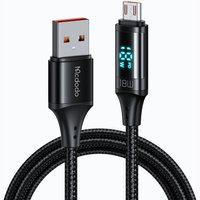 McDodo DIGITAL PRO QC 4.0 Micro USB 18W 1.2m black phone cable