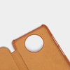 Nillkin Qin skórzana kabura etui Xiaomi Redmi Note 9T 5G brązowy