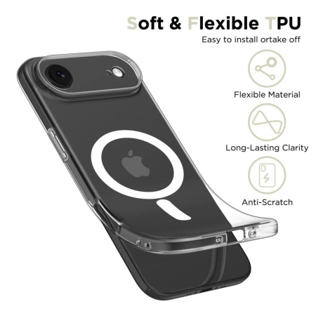 TECH-PROTECT ETUI FLEXAIR MAGSAFE DO IPHONE 17 AIR OCHRONA PRZEZROCZYSTA