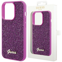 Etui Guess Disco Metal Script na iPhone 14 Pro Max - fuksjowe