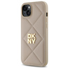 DKNY POKROWIEC DO IPHONE 15 PLUS 6.7 QUILTED STACK LOGO Z LOGO WERSJA BLACK