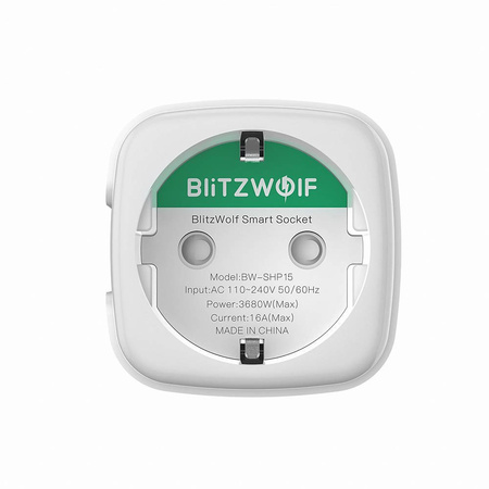 BLITZWOLF INTELIGENTNE GNIAZDKO BW-SHP15 DO ZIGBEE 3680W MONITORING