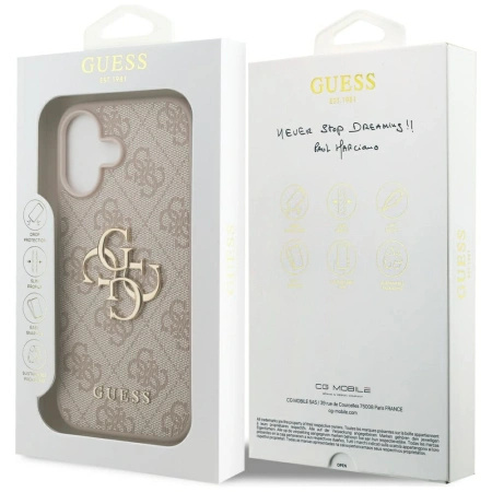 GUESS ETUI 4G BIG LOGO DO IPHONE 17 PRO STYLOWY POKROWIEC Z LOGO