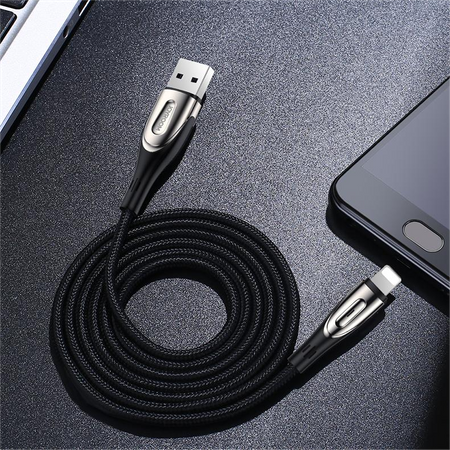 Joyroom Sharp Series kabel do szybkiego ładowania USB-A - Lightning 3A 3m czarny (S-M411)