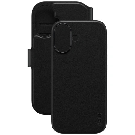Etui CARE by PanzerGlass Feature Tango 2w1 Wallet Case MagSafe na iPhone 17 - czarne