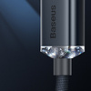 Baseus Crystal Shine Series kabel przewód USB do szybkiego ładowania i transferu danych USB Typ A - Lightning 2,4A 1,2m czarny (CAJY000001)