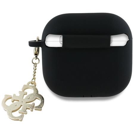 GUESS ETUI POKROWIEC NA SŁUCHAWKI DO APPLE AIRPODS 4 4G SILIKONOWE OCHRONA