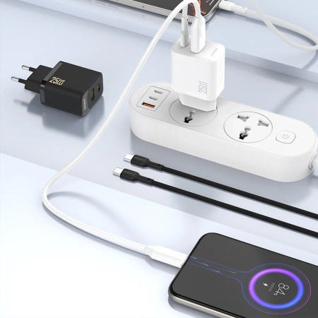 DUDAO ŁADOWARKA 25W USB-C DO TELEFONÓW IPHONE GALAXY 25W SZYBKIE ŁADOWANIE