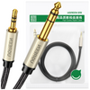 Ugreen kabel przewód audio TRS mini jack 3,5mm - jack 6,35mm 1m szary