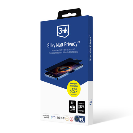 3MK FOLIA OCHRONNA SILKY MATT PRIVACY DO APPLE IPHONE 12 12 PRO POWŁOKA
